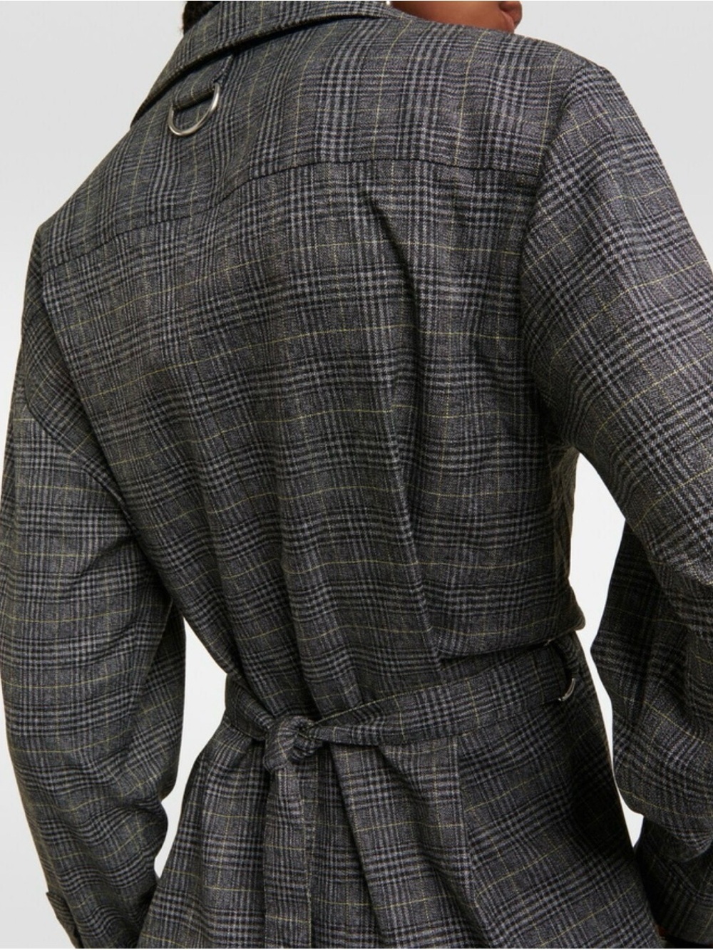 Proenza Schouler White Label checked midi dress size 2 - Picture 4 of 9